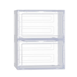 Artiss Shoe Box Rack DIY Set of 2 Stackable Magnetic Door