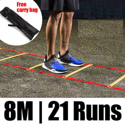 21 Rung 8M Fitness Equipment Soccer Football Speed Training Agility Ladder