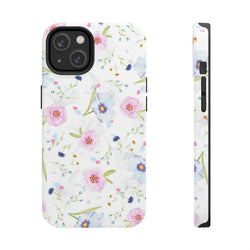 Flowers Texture Design Tough Phone Cases