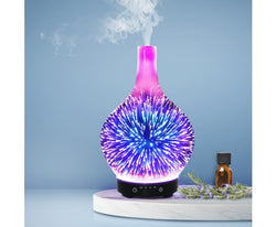 Devanti Aroma Diffuser Aromatherapy 3D Glass 100ml