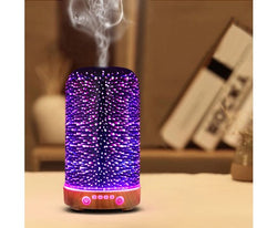 Devanti Aromatherapy Diffuser Aroma Humidifier Ultrasonic 3D Light Essential Oil