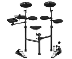 8 Piece Electric Electronic Drum Kit Drums Set Pad Tom For Kids Adults Foldable