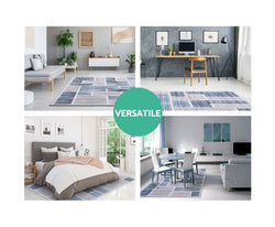 Artiss Rug 200x290cm Area Rug Large Carpet Soft Short Pile Modern Oblo