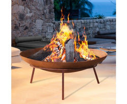 Grillz Fire Pit Cast Iron Rustic 60cm