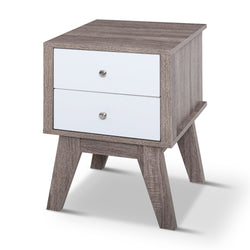 Artiss Bedside Tables Drawers Side Table Nightstand Storage Cabinet Wood