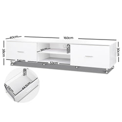 Artiss Adjustable High Gloss TV Unit