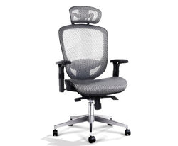 Artiss Office Chair Gaming Chair Computer Chairs Mesh Net Seating Grey