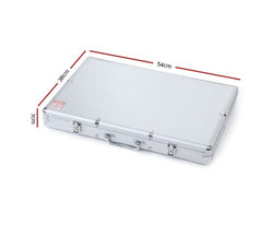 1000pcs Poker Chips Set Casino Texas Hold'em Gambling Party Game Dice Cards Case