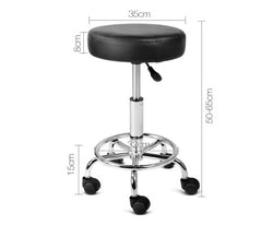PU Leather Swivel Salon Stool
