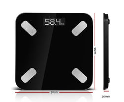 Everfit Electronic Digital Bathroom Body Fat Scale Scales Bluetooth 180KG BMI