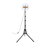 10" LED Selfie Ring Light with 1.6M Tripod Stand Phone Holder Photo Live Makeup
