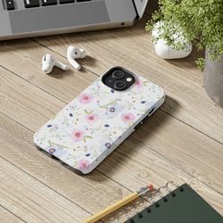 Flowers Texture Design Tough Phone Cases