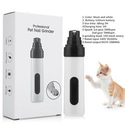 Premium Rechargeable Pet's Nail Grinder V.2