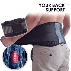 Lumbar Lower Back Support Brace Pain Relief Posture Orthosis Waist Belt Trimmer