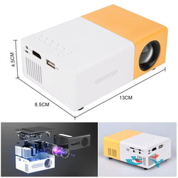 Portable Mini Pocket Home Cinema Projector HD 1080P