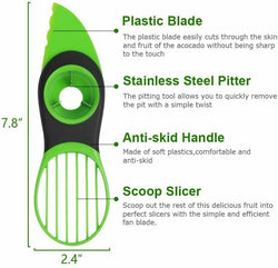 3 in 1 Avocado fruit slicer