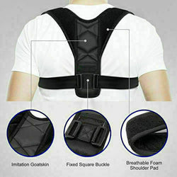 Posture Clavicle Support Corrector Back Straight Shoulders Brace Strap Correct
