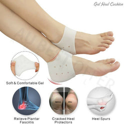 Silicone Gel Heel Socks Cracked Foot Skin Care Protector Sleeve Pain Relief
